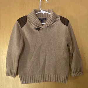 Boys sweater color beige used